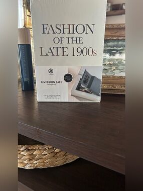 Fashion of the Late 1900s Decoy Book Safe - Cream Cover